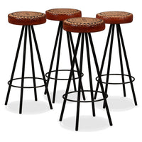 Thumbnail for 5-tlg. Bar-Set Altholz Massiv, Echtleder und Canvas