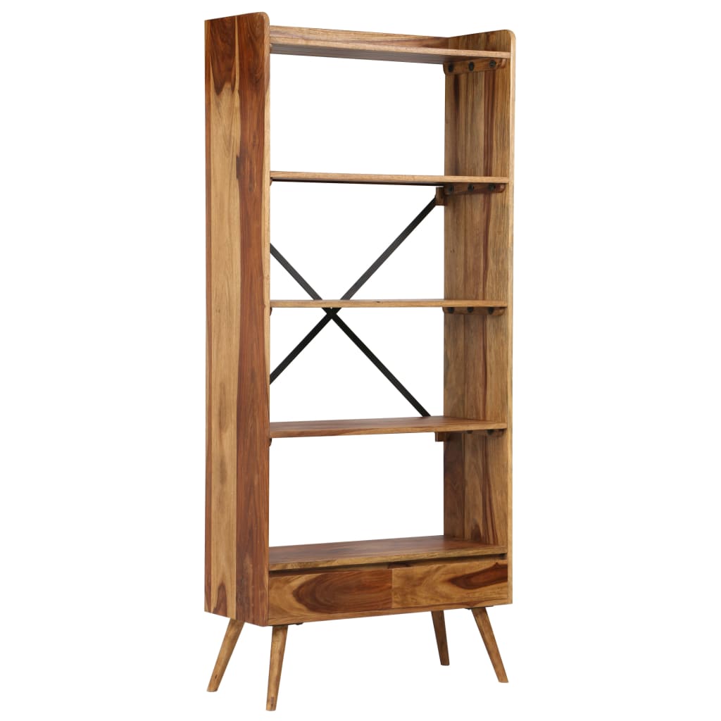 Bücherregal Massivholz 75 x 30 x 170 cm