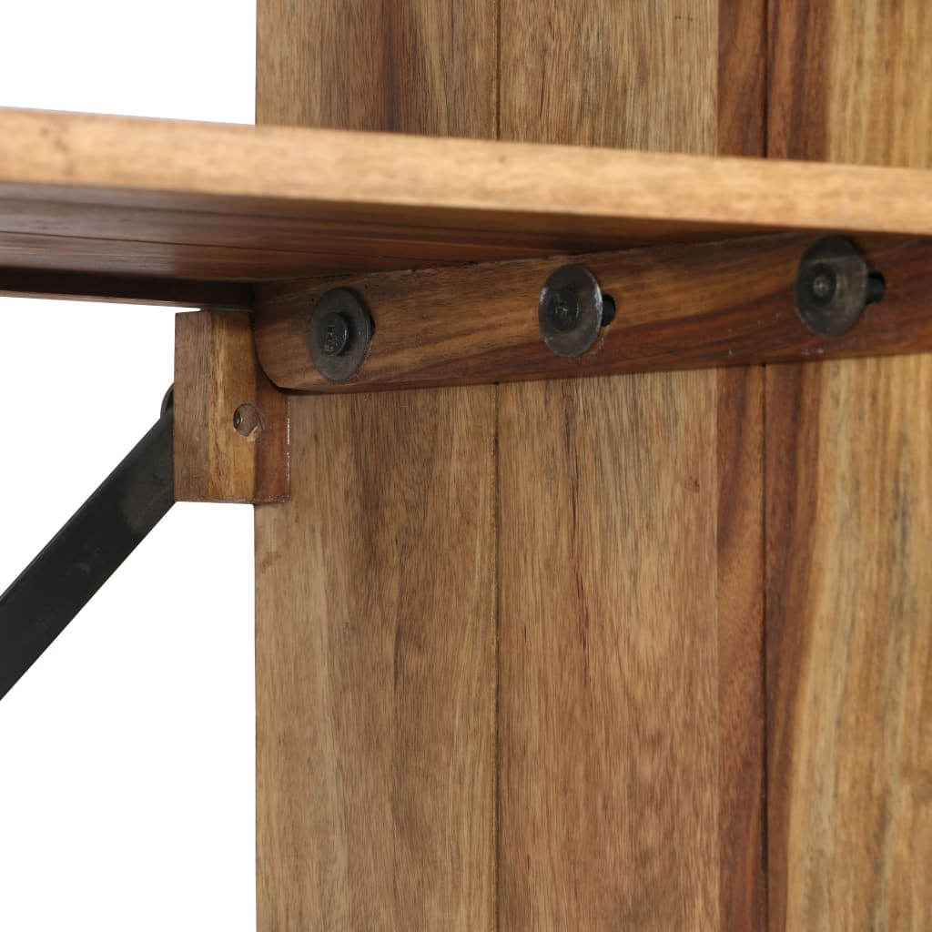 Bücherregal Massivholz 75 x 30 x 170 cm