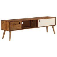 Thumbnail for TV-Schrank 140x30x40 cm Massivholz