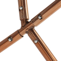 Thumbnail for Butterfly-Sessel Braun und Weiß Echtes Ziegenleder