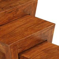Thumbnail for Satztisch-Set 3-tlg. Akazienholz Massiv 50 x 35 x 50 cm Braun