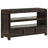 Thumbnail for TV-Schrank Akazienholz Massiv 90x30x55 cm Dunkelbraun