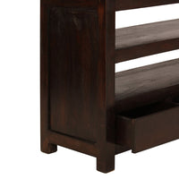 Thumbnail for TV-Schrank Akazienholz Massiv 90x30x55 cm Dunkelbraun