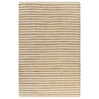 Thumbnail for Handgewebter Teppich Jute Stoff 120 x 180 cm Natur und Weiß