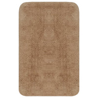 Thumbnail for Badematten-Set 2-tlg. Stoff Beige