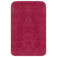 Thumbnail for Badematten-Set 2-tlg. Stoff Fuchsia