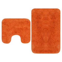 Thumbnail for Badematten-Set 2-tlg. Stoff Orange