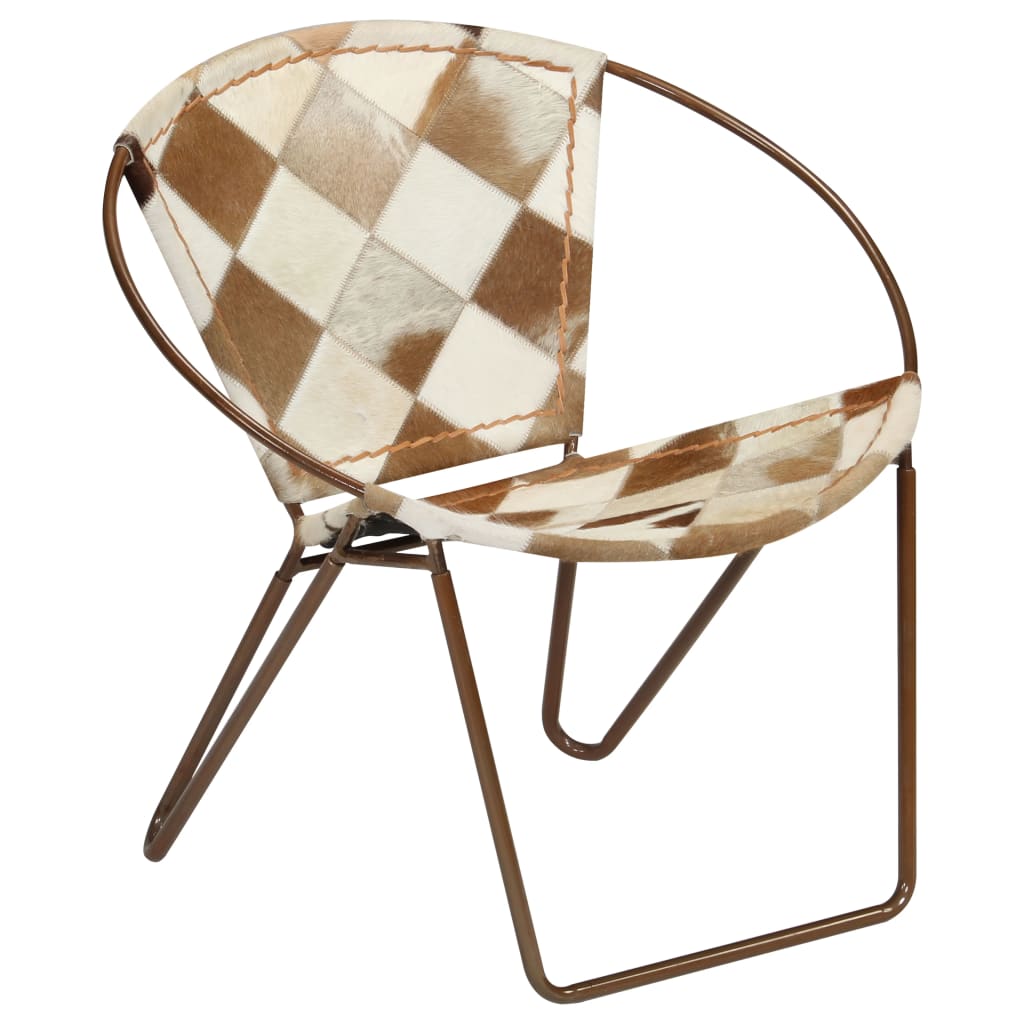 Sessel Diamond Braun Echtleder