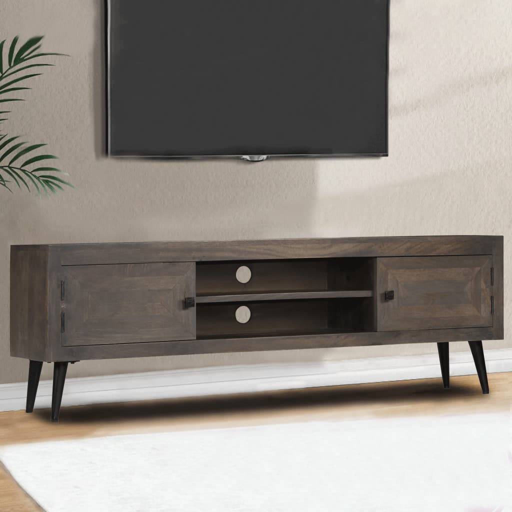 TV-Schrank Mangoholz Massiv 140 x 30 x 45 cm
