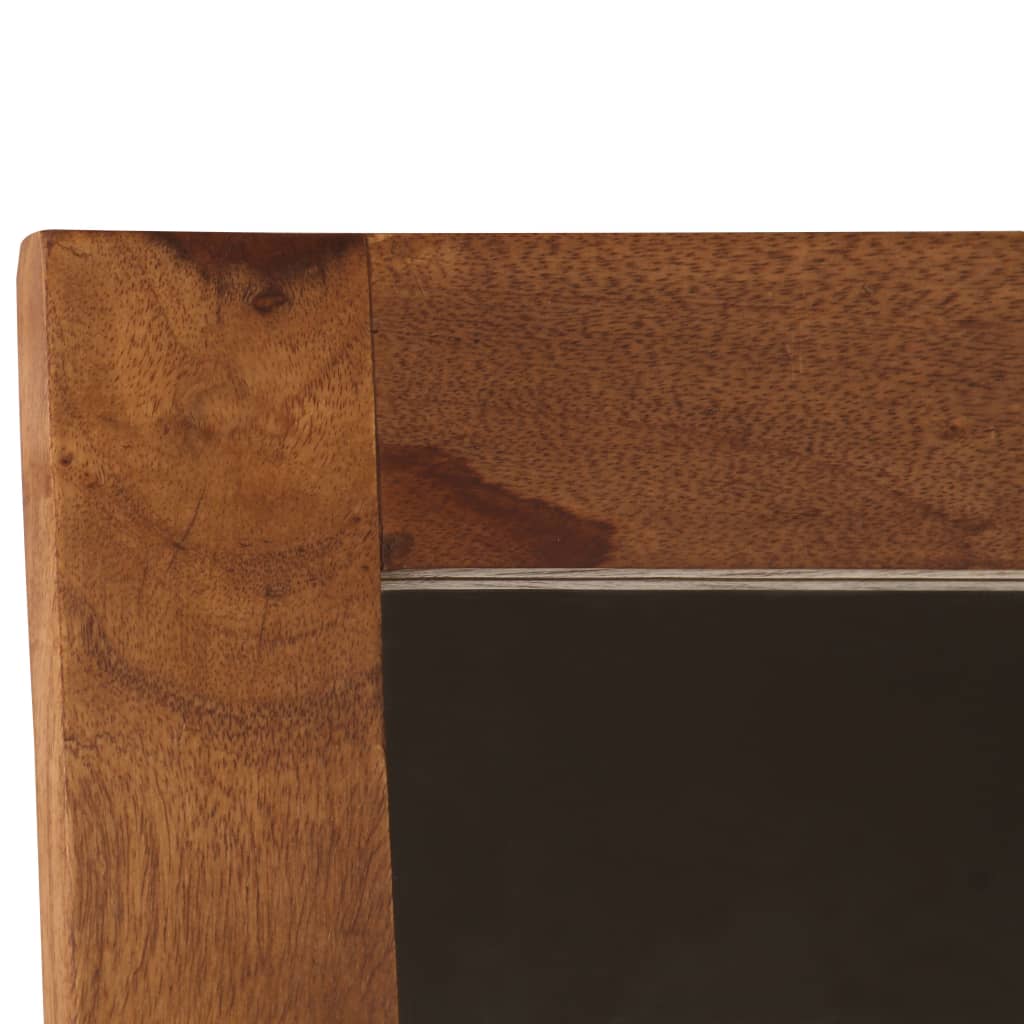 Kosmetikspiegel mit 2 Schubladen Massivholz
