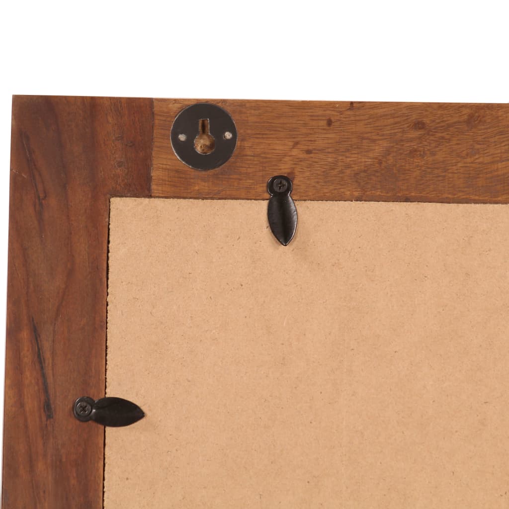 Kosmetikspiegel mit 2 Schubladen Massivholz