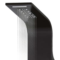 Thumbnail for Duschpaneel Aluminium 20 x 44 x 130 cm Schwarz