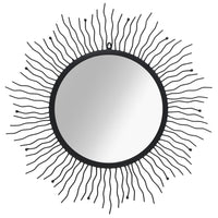 Thumbnail for Wandspiegel Sonnenform 80 cm Schwarz