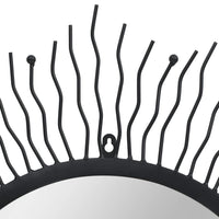 Thumbnail for Wandspiegel Sonnenform 80 cm Schwarz