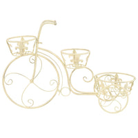 Thumbnail for Blumentreppe Fahrradform Vintage-Stil Metall