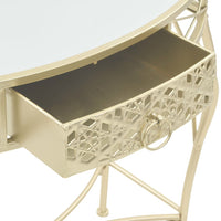 Thumbnail for Beistelltisch Französischer Stil Metall 82x39x76 cm Golden