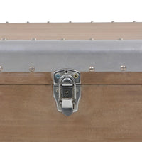 Thumbnail for Aufbewahrungsbox Tannenholz Massiv 91x52x40 cm Braun