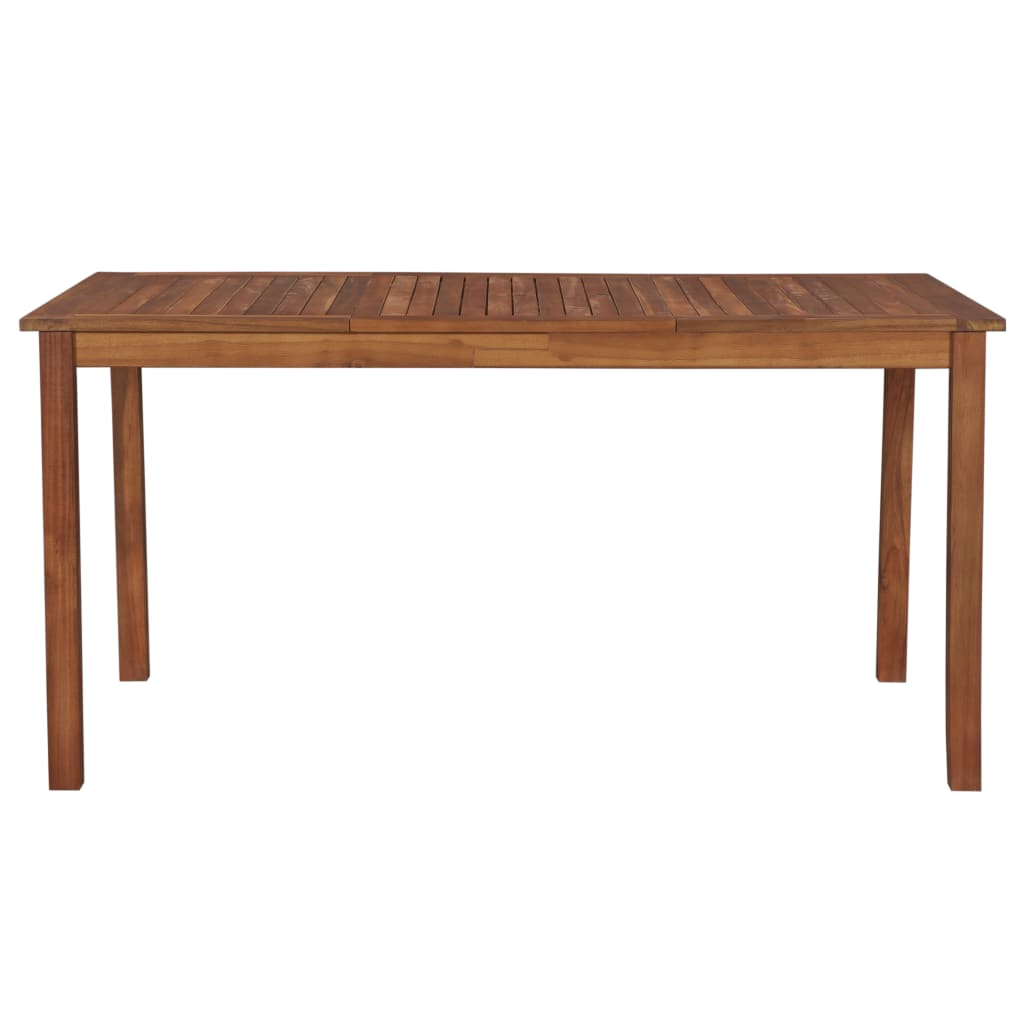 Gartentisch 150x90x74 cm Akazie Massivholz