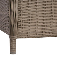 Thumbnail for 3-tlg. Bistro-Set mit Auflagen und Kissen Poly Rattan Braun