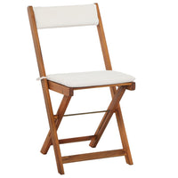 Thumbnail for 3-tlg. Bistro-Set Klappbar mit Auflagen Massivholz Akazie