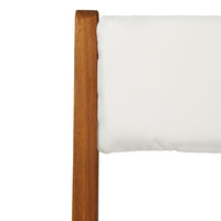 Thumbnail for 3-tlg. Bistro-Set Klappbar mit Auflagen Massivholz Akazie