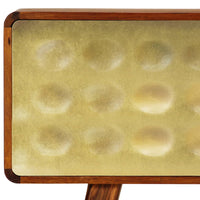 Thumbnail for Sideboard mit Goldaufdruck 90x30x77 cm Massivholz