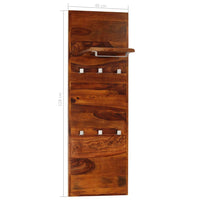 Thumbnail for Wandgarderobe Massivholz 118×40 cm