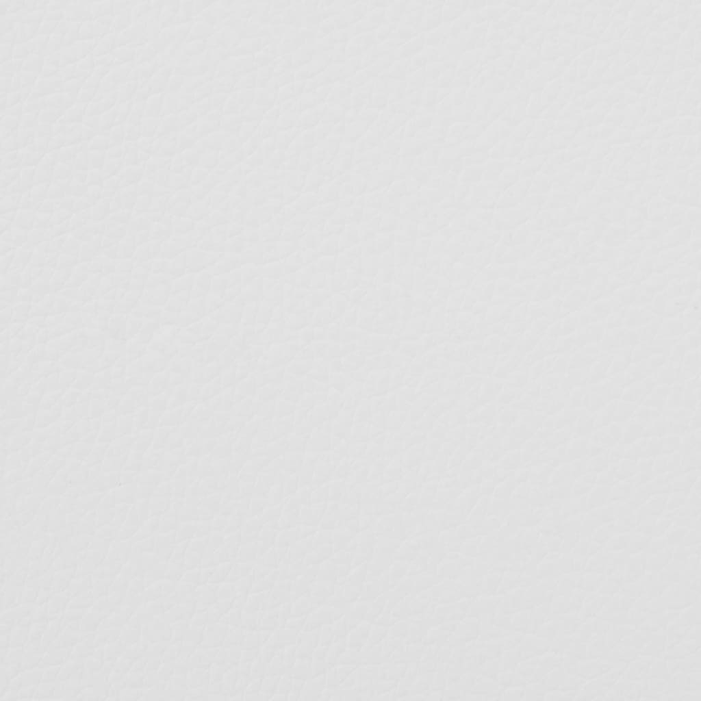 Esszimmerstühle 4 Stk. Weiß Kunstleder