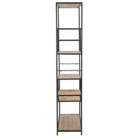 Thumbnail for Bücherregal aus massivem Tannenholz und Stahl 90,5x35x180 cm