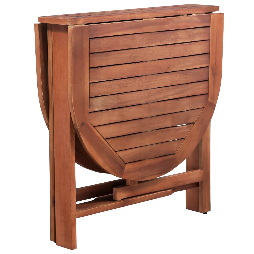 Klappbarer Gartentisch 120 x 70 x 74 cm Akazienholz Massiv