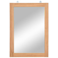 Thumbnail for Wandspiegel Teak Massiv 50x70 cm