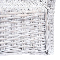 Thumbnail for Esszimmerstühle 2 Stk. Hellbraun Kubu Rattan und Mangoholz