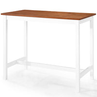 Thumbnail for Bartisch- und Hocker-Set 5-tlg. Massivholz