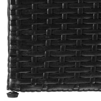 Thumbnail for Gartenbox Schwarz 150x100x100 cm Poly Rattan