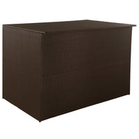 Thumbnail for Gartenbox Braun 150x100x100 cm Poly Rattan