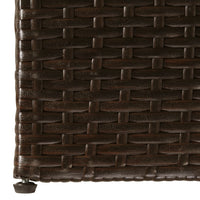 Thumbnail for Gartenbox Braun 150x100x100 cm Poly Rattan