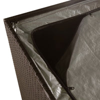 Thumbnail for Gartenbox Braun 150x100x100 cm Poly Rattan