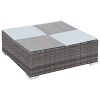 Thumbnail for 8-tlg. Garten-Lounge-Set mit Auflagen Poly Rattan Grau
