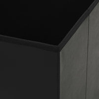 Thumbnail for Hocker mit Stauraum Schwarz Kunstleder