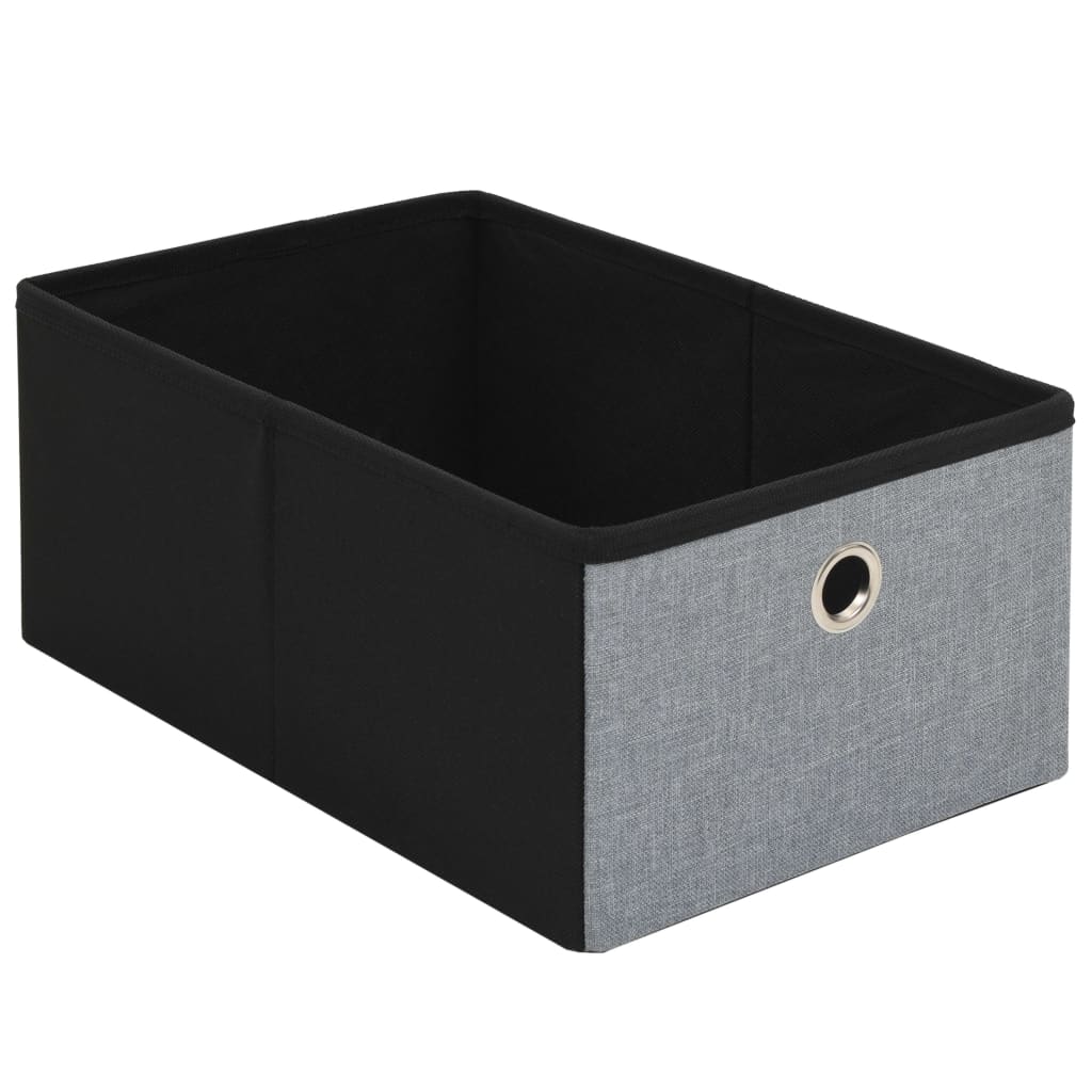 Faltbare Sitzbank Leinenoptik 76×38×38 cm Hellgrau