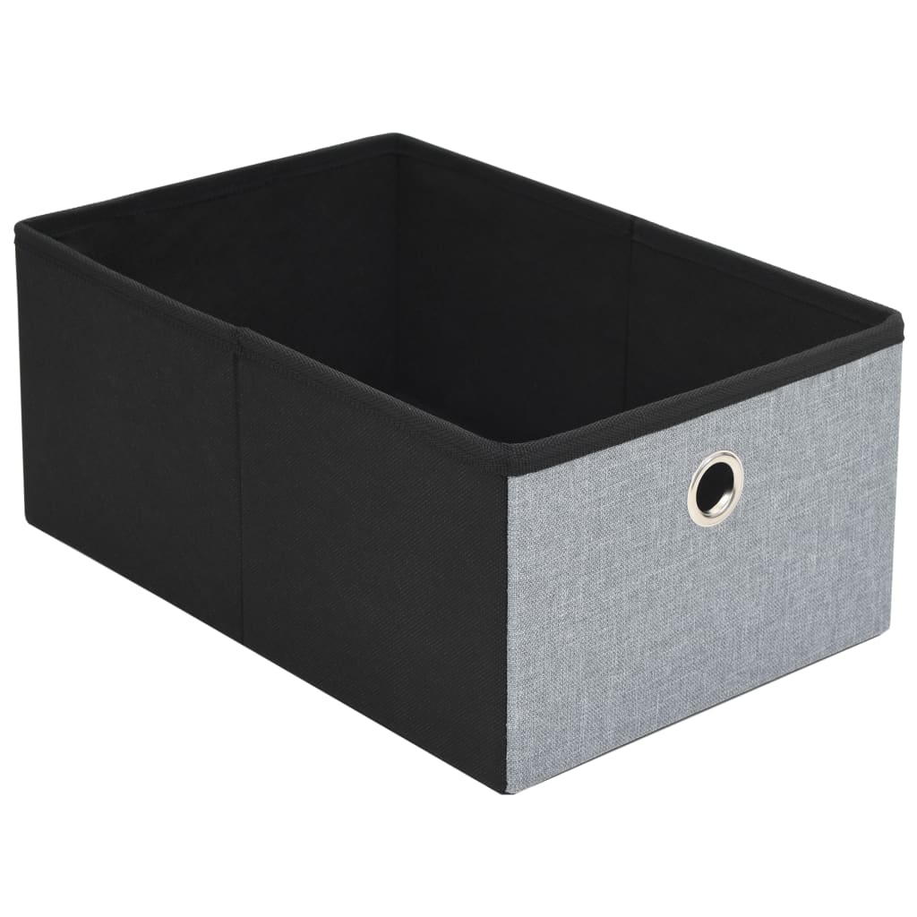 Faltbare Sitzbank Leinenoptik 76×38×38 cm Hellgrau