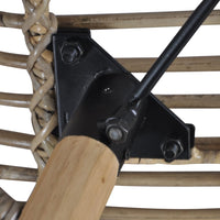 Thumbnail for Esszimmerstühle 2 Stk. Braun Natürliches Rattan