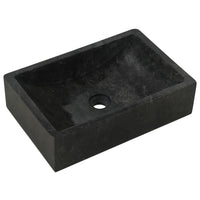 Thumbnail for Waschbecken 45x30x12 cm Marmor Schwarz