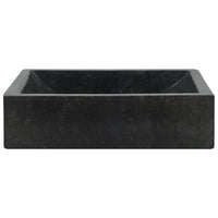 Thumbnail for Waschbecken 45x30x12 cm Marmor Schwarz