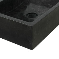 Thumbnail for Waschbecken 45x30x12 cm Marmor Schwarz