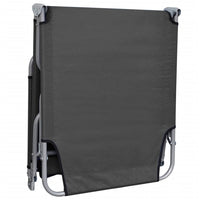 Thumbnail for Sonnenliege Klappbar mit verstellbarer Rückenlehne Grau