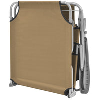 Thumbnail for Klappliege mit Sonnenschutz Stahl Taupe