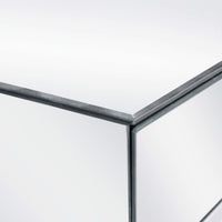 Thumbnail for Verspiegelter Konsolentisch aus Stahl und Glas 107x33x77 cm