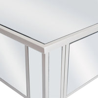 Thumbnail for Verspiegelter Konsolentisch aus MDF und Glas 106,5x38x76,5 cm